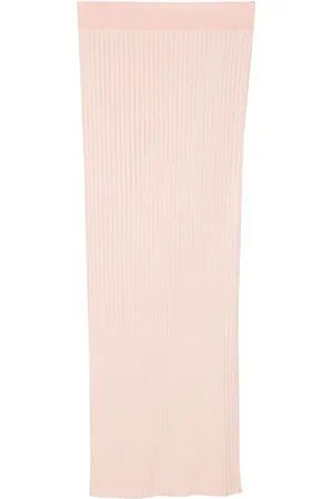 Jil Sander Jupe mi-longue à design nervuré