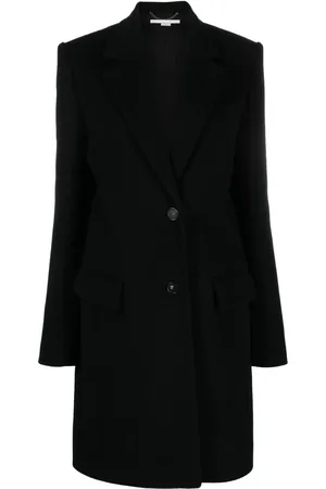 Stella McCartney Manteau en laine à simple boutonnage