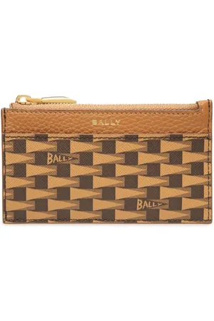 Bally Porte-cartes Pennant à motif monogrammé
