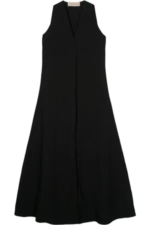 BLANCA Robe longue à taille ceinturée