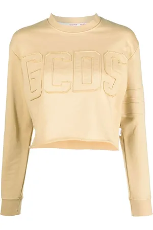 GCDS Sweat crop à logo imprimé