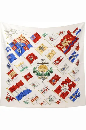 Hermès Foulard Carré 90 Pavois (années 2000)