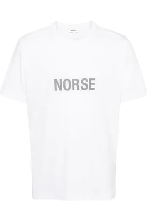 Norse projects T-shirt en coton à logo imprimé