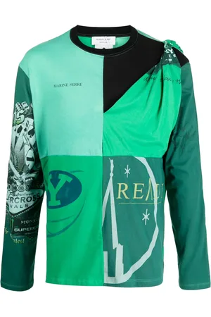 Marine Serre T-shirt Regenerated à imprimé graphique