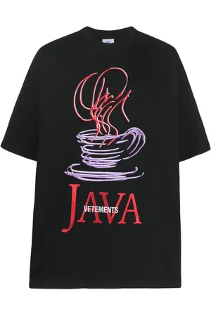 Vetements T-shirt Java à logo brodé