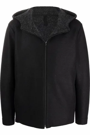 Harris Wharf London Manteau zippé à capuche