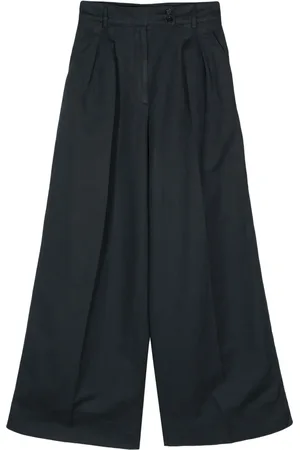 Aspesi Pantalon palazzo à taille haute