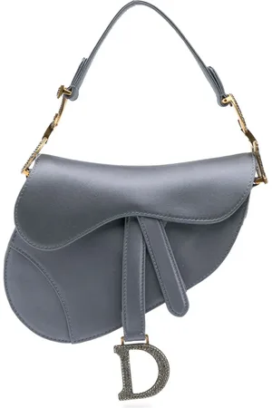 Dior Mini sac à bandoulière Saddle en satin à ornements en cristal (2020)