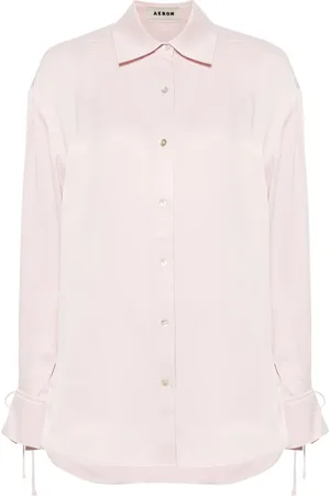 AERON Chemise Fallow à motif satiné