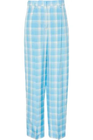 Msgm Pantalon à carreaux