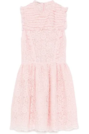 Miu Miu Robe en dentelle à coupe courte