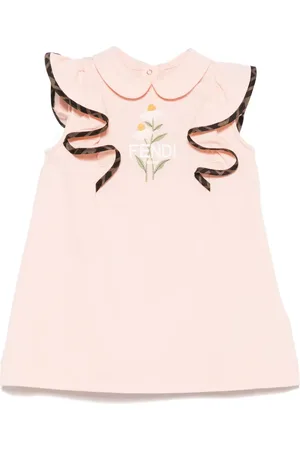 Fendi Robe courte à volants