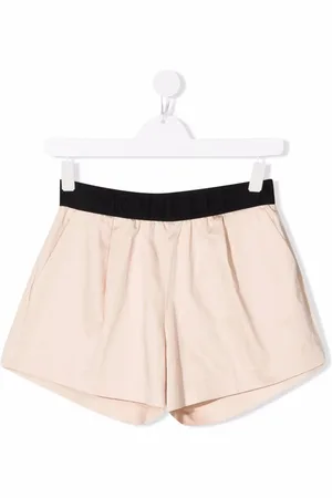 Moncler Short en coton à taille à logo