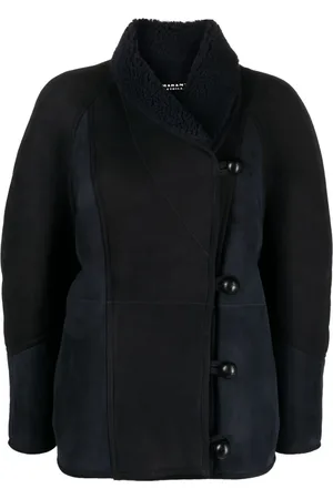 Marant Etoile Manteau en daim Abeni à design croisé