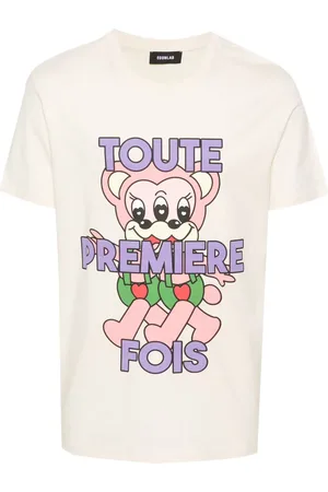 EgonLab T-shirt en coton à imprimé graphique
