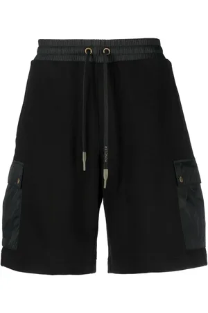 Moncler Short en coton à patch logo
