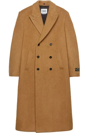 Msgm Manteau à boutonnière croisée