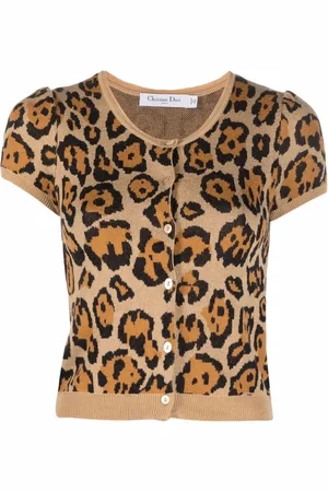 Dior Haut en maille à motif animalier (2010)