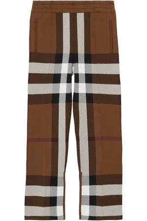 Burberry Pantalon de jogging à carreaux