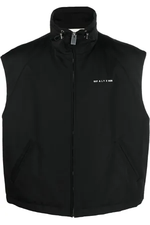 1017 ALYX 9SM Gilet zippé à logo imprimé