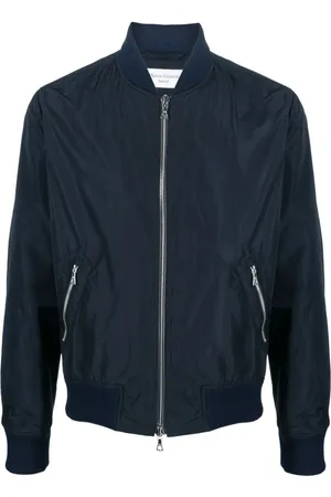 OFFICINE GENERALE Veste bomber zippée à effet de brillance