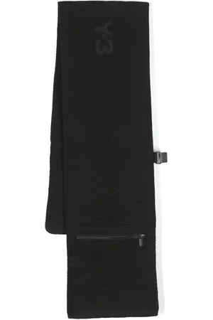 Y-3 écharpe matelassée à logo imprimé