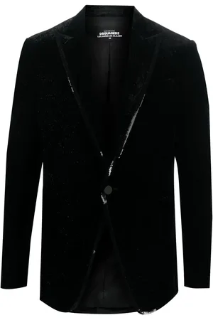 Dsquared2 Blazer en velours à sequins brodés