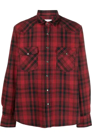 PT Torino Chemise en coton à carreaux