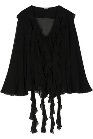 Dondup Blouse volantée à détail drapé