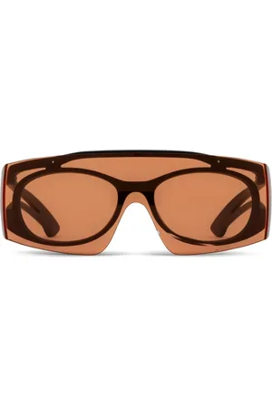 Alexander McQueen Lunettes de soleil à logo imprimé