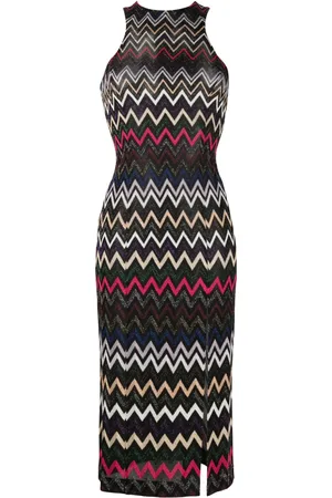 Missoni Robe mi-longue à motif zigzag