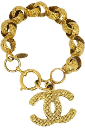 CHANEL Bracelet à logo CC (années 1990-2000)