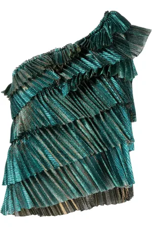 FORTE FORTE Blouse volantée à design à une épaule
