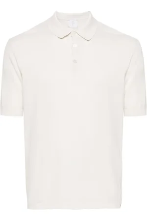 ELEVENTY Polo en coton nervuré