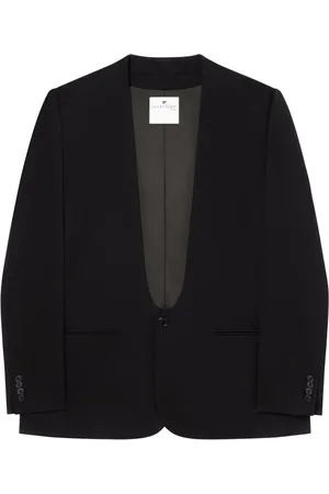 Courrèges Blazer en laine à patch logo
