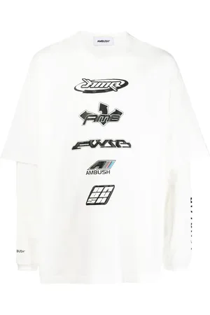 AMBUSH T-shirt superposé à logo imprimé