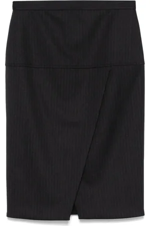 Fendi Jupe mi-longue à fines rayures