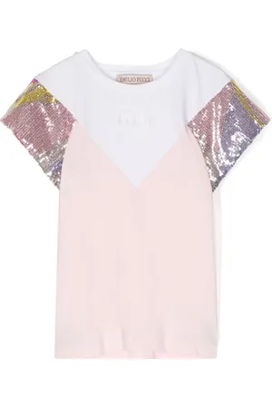 PUCCI Junior T-shirt en coton mélangé à logo