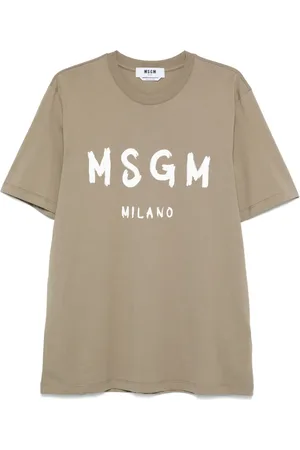 Msgm T-shirt à logo imprimé