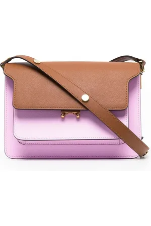 Marni Sac à bandoulière Trunk à design colour block