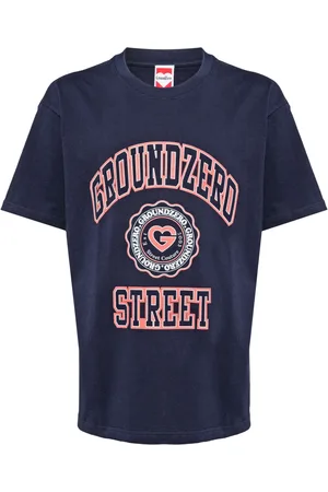 Ground Zero T-shirt en coton à imprimé graphique
