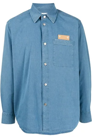 CRAIG GREEN Chemise en denim à patch logo