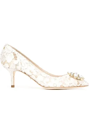 Dolce & Gabbana Escarpins Lace Rainbow 60 mm à détail de broche