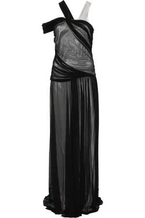 Alberta Ferretti Robe longue drapée