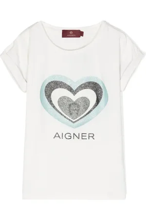 Aigner T-shirt en coton à logo imprimé