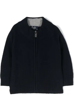 Il gufo Cardigan zippé à design nervuré