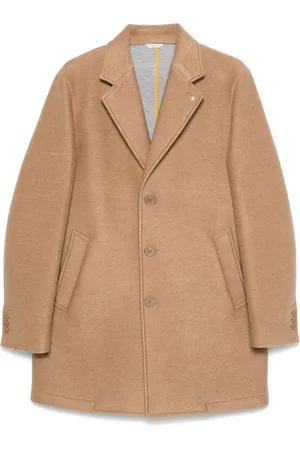 Manuel Ritz Manteau droit à simple boutonnage