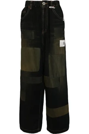 Maison Mihara Yasuhiro Jean court à design patchwork