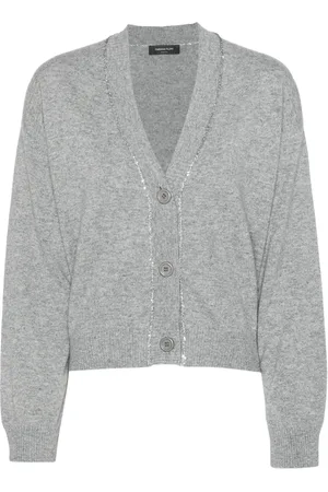 Fabiana Filippi Cardigan en laine vierge à sequins