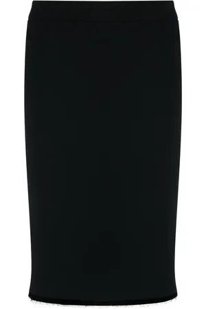 Dior Jupe crayon à effet usé (années 2010)